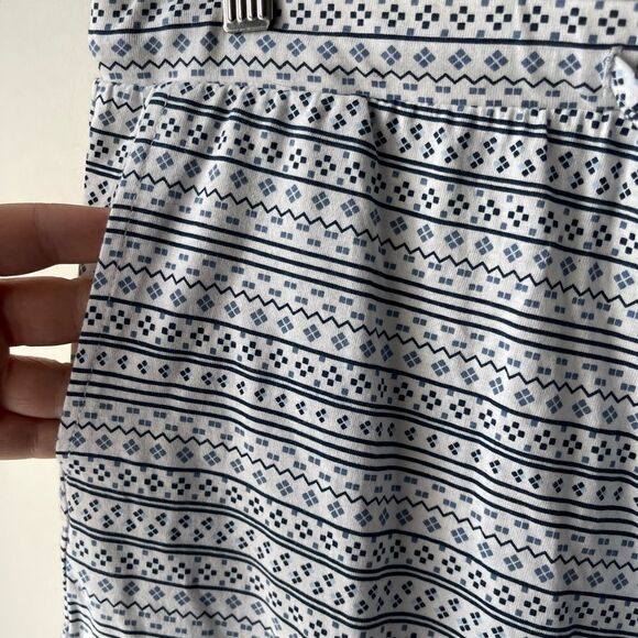 𝅺la vie en rose blue and white cropped sleep pants size small NWT - Picture 4 of 9